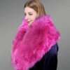 Womens Arctic Fox Stylish Furry Collar Scarf