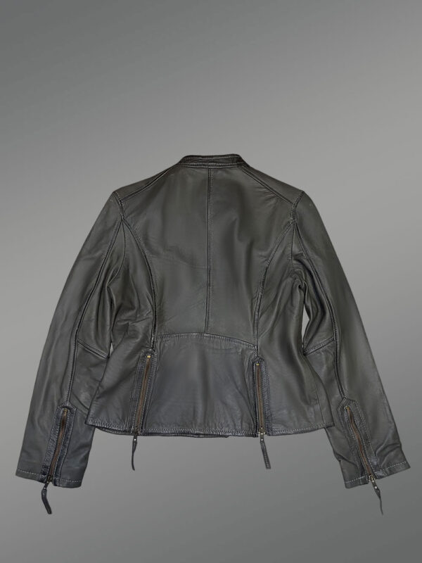 Women’s Moto Leather Jacket - Image 7