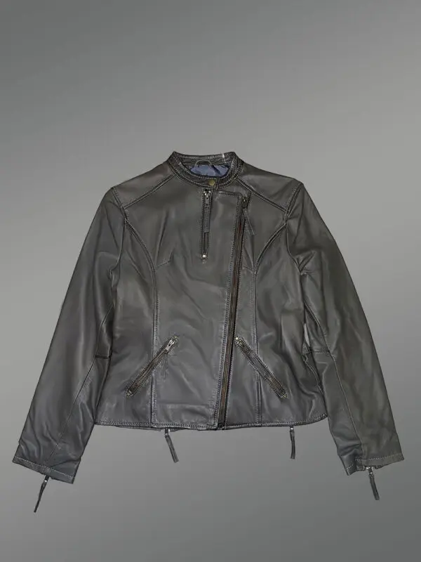 Women’s Moto Leather Jacket - Image 4