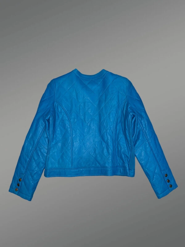 Women’s Moto Leather Jacket - Image 12