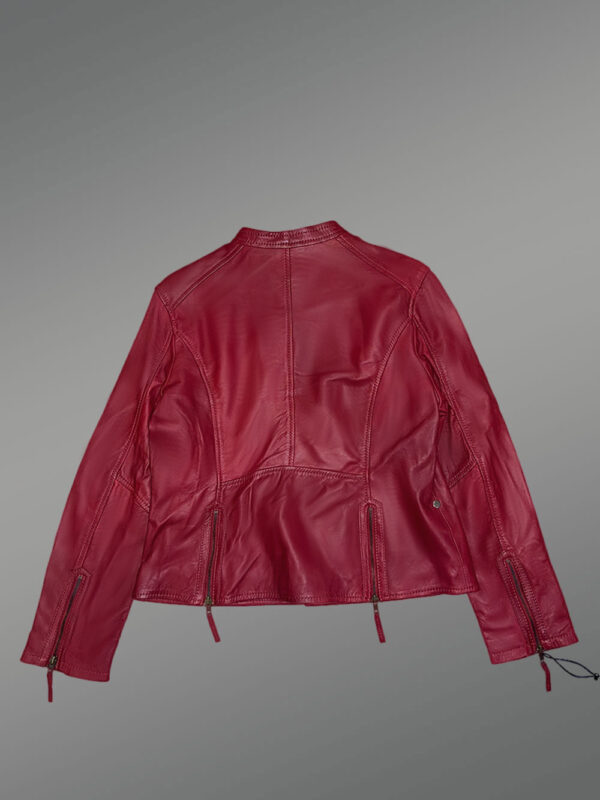 Women’s Moto Leather Jacket - Image 9