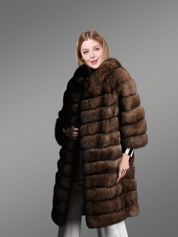 Sable 3/4 Legth Coat