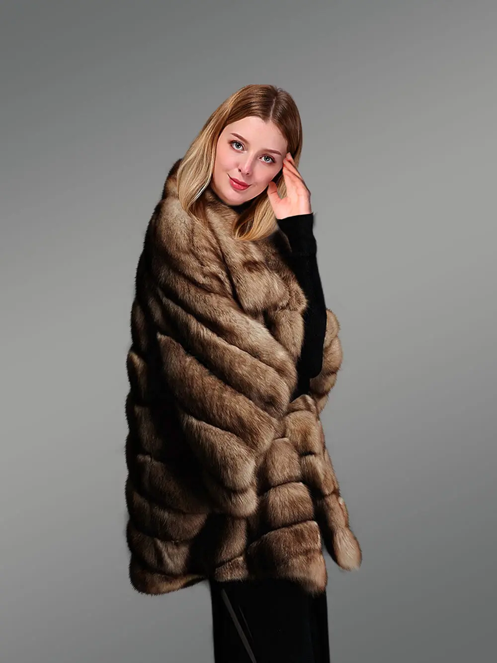 Stylish Button Down Leather Jacket - Image 2