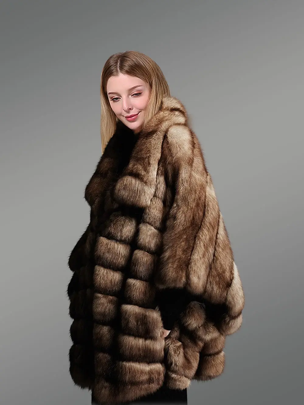 Stylish Button Down Leather Jacket - Image 3