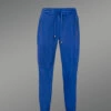 Leather Joggers in Blue