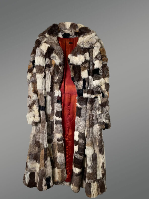 Long Rabbit Fur Coat for Women - Image 8
