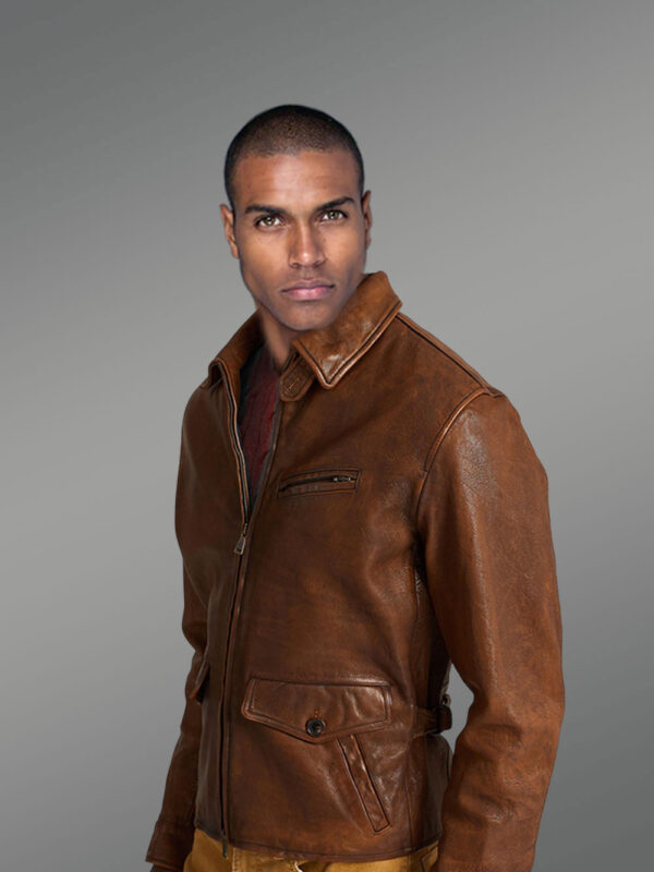 Stylish Moto Leather Jacket - Image 2