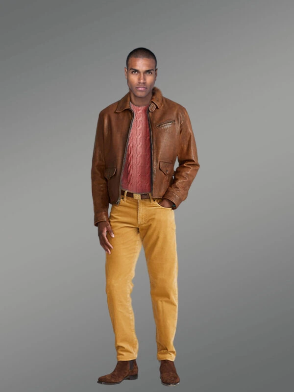 Stylish Moto Leather Jacket - Image 4