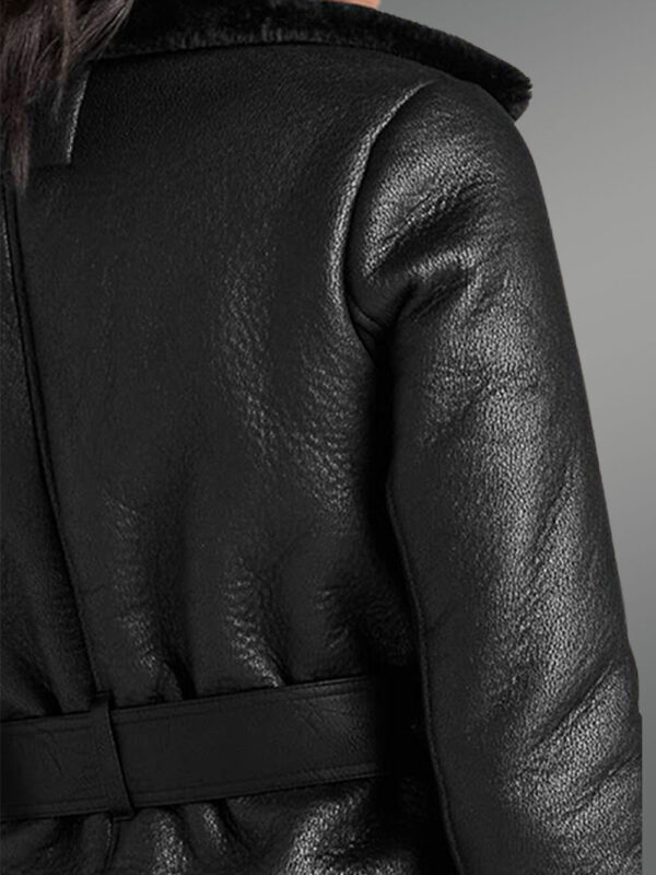 Waist Length Shearling Jacket - Image 6
