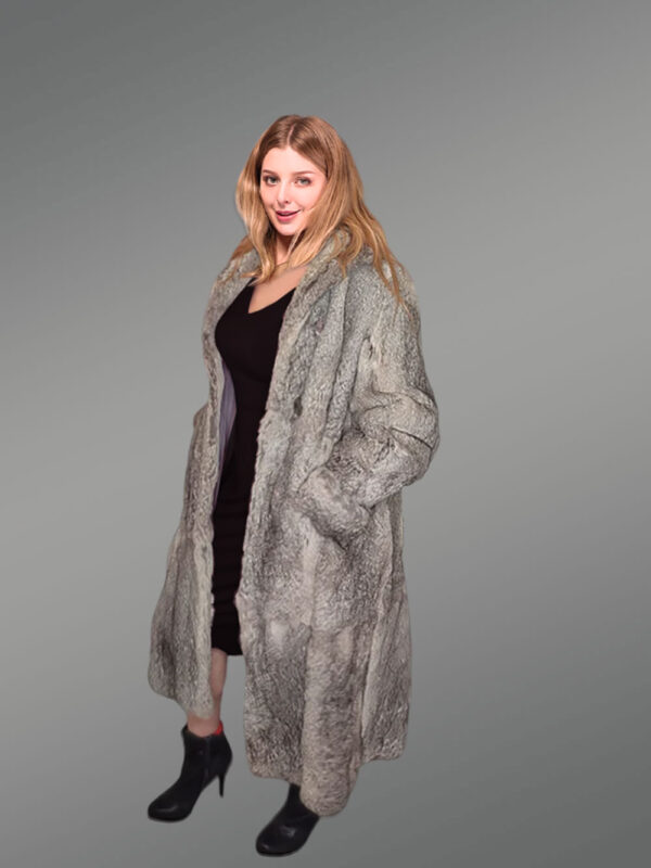Premium Hare Fur Overcoat - Image 2
