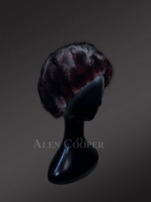 Womens Mink Fur Cap