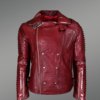 Leather Biker Moto Jacket