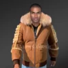 Shearling aviator