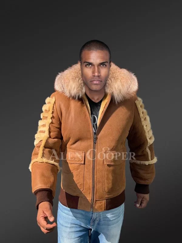 Shearling aviator