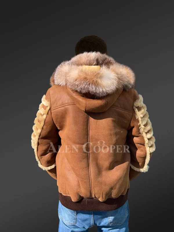 Shearling aviator