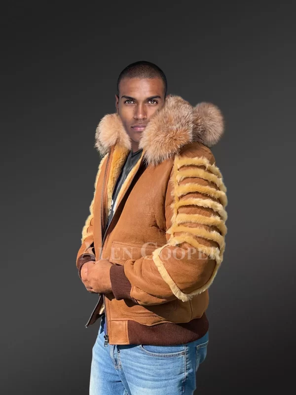 Shearling aviator