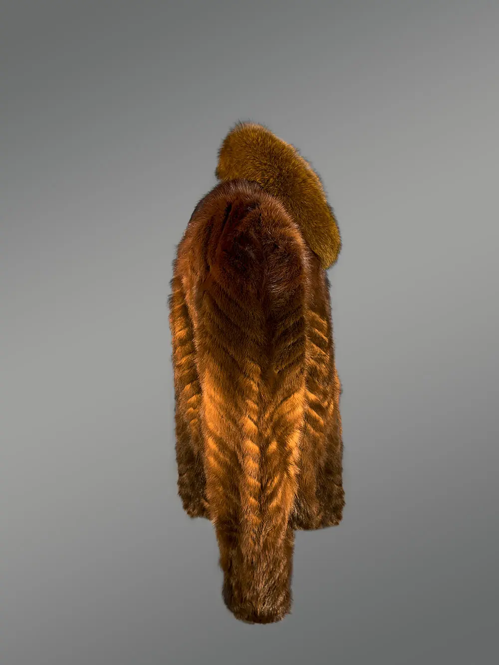 Mink Fur Bomber for Men - Image 3