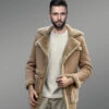 Shearling Long Coat for men