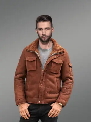 Sheepskin Short Fur Overcoat