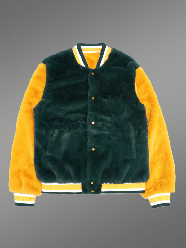 Vintage Mouton Fur Jacket for Men - Image 2