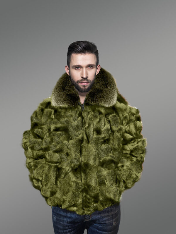 Fox Fur Jacket for Men