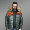 Goose Down Jacket with Hood