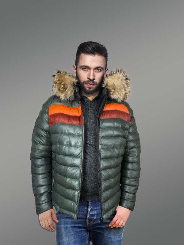 Goose Down Jacket with Hood