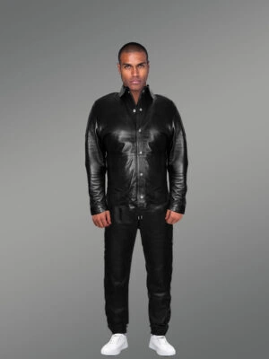 Leather Suit Set