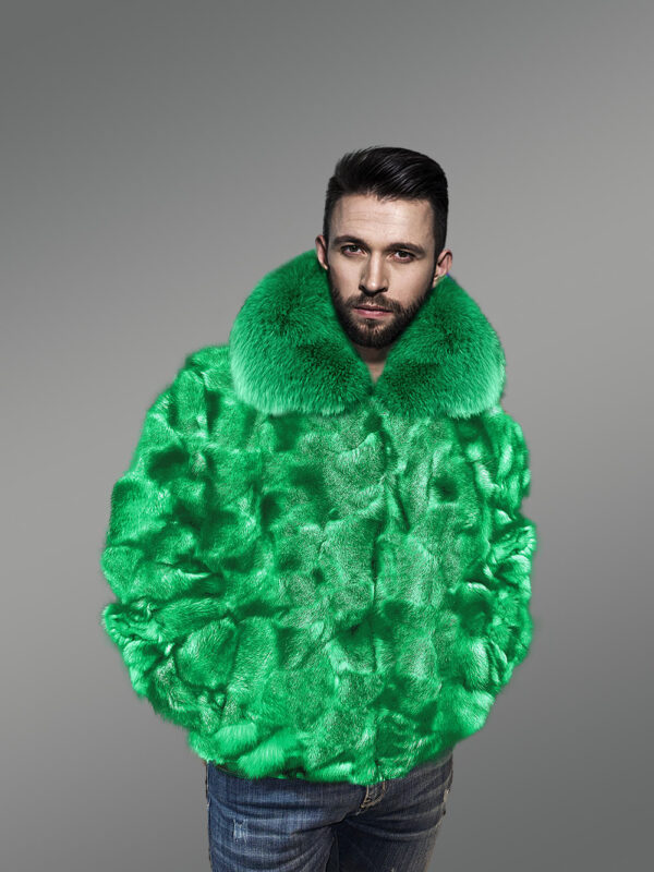 Luxurious Fox Fur Bomber with Smart Fit - Image 2