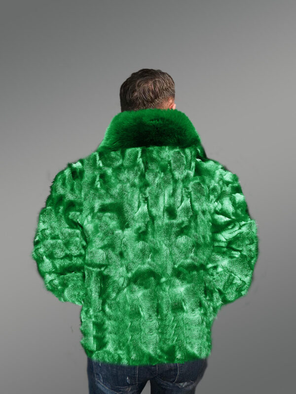 Luxurious Fox Fur Bomber with Smart Fit - Image 3