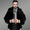 Luxurious Mink Down Bomber