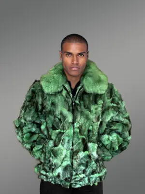 Luxurious Fox Fur Bomber with Smart Fit