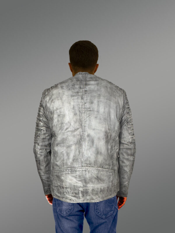 Motorcycle Leather Jacket with Ultra Safety Traits - Image 6