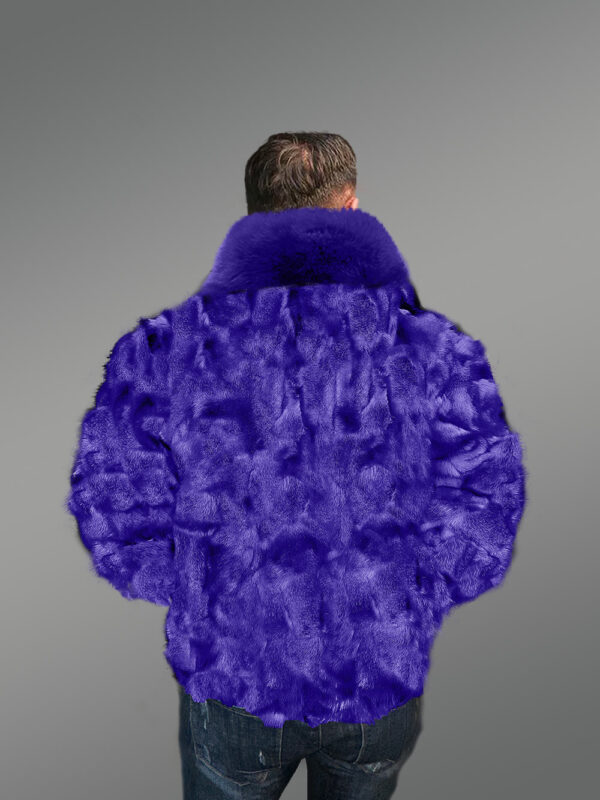 Single-toned bomber Jacket for Men - Image 3