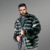 Men’s Rex Rabbit Jacket in Green