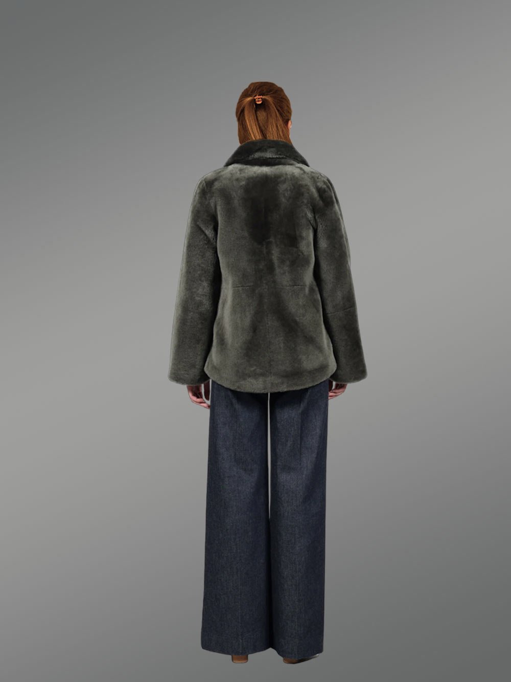 Shearling Blazer for Women - Image 5