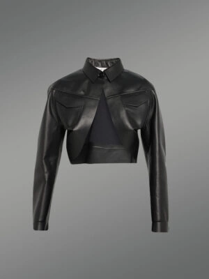 Women’s Leather Bolero Jacket