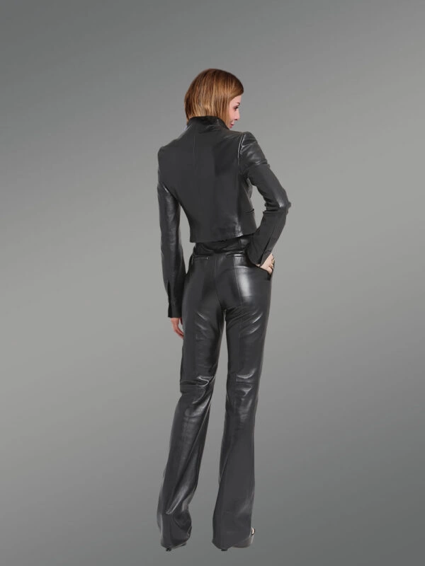 Stylish Leather Pants That Enhance a Woman’s Silhouette - Image 2