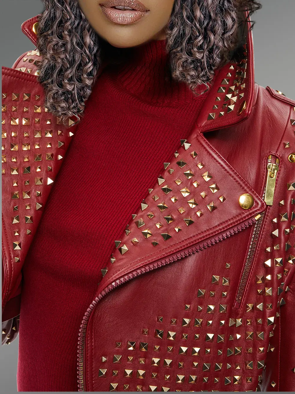 Studded Crop Jacket - Image 6