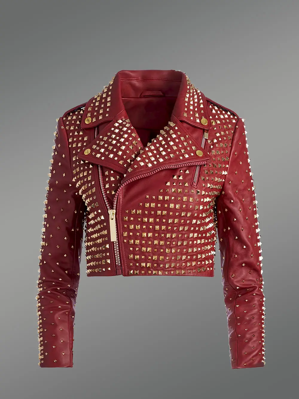 Studded Crop Jacket - Image 5