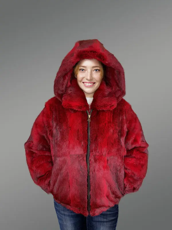 Womens Rabbit Bomber Jacket - Image 2
