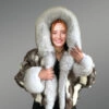 Womens Fox Fur Patterned Jacket (8)