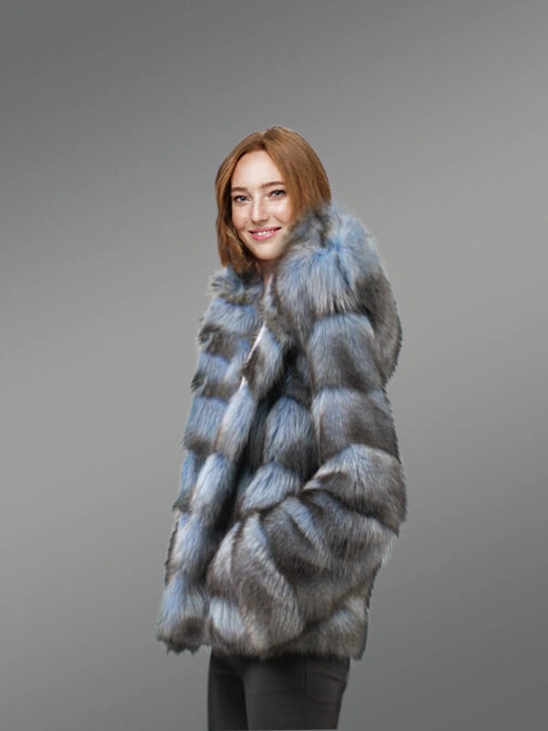 Fox fur Coat in Parallel Layer Style - Image 5