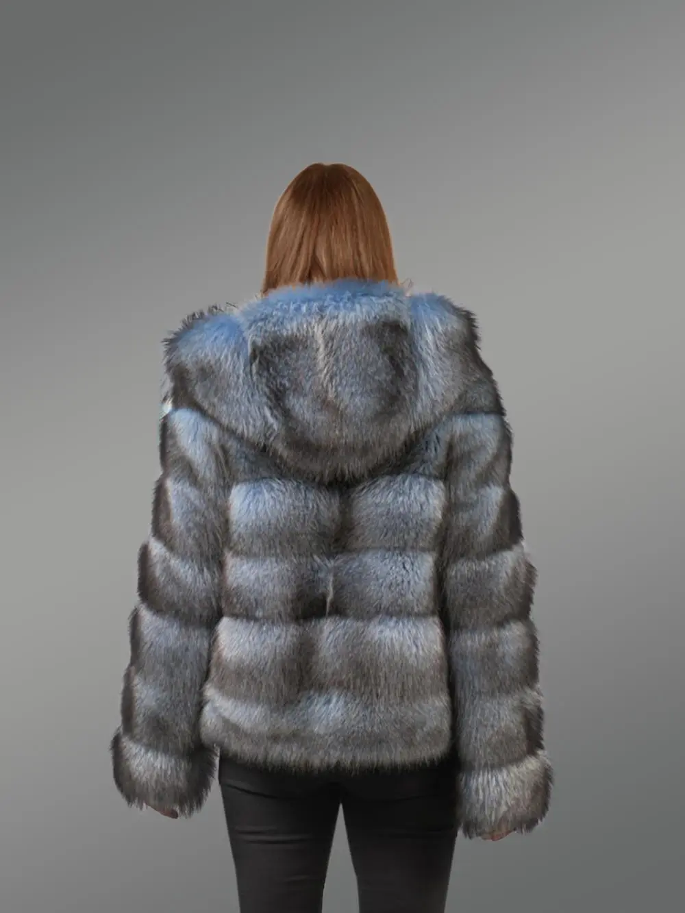 Fox fur Coat in Parallel Layer Style - Image 6
