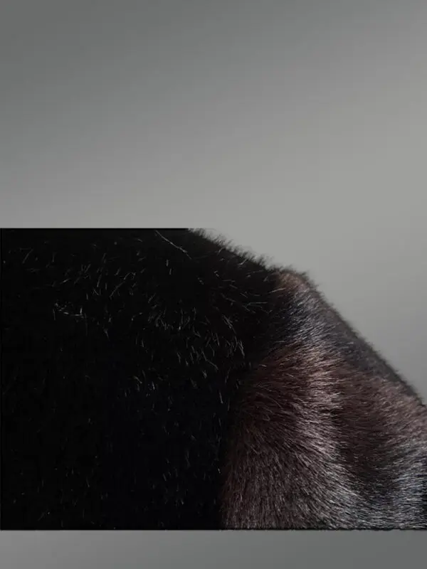 Men’s Full Skin Mink Bomber with Elastane - Image 6