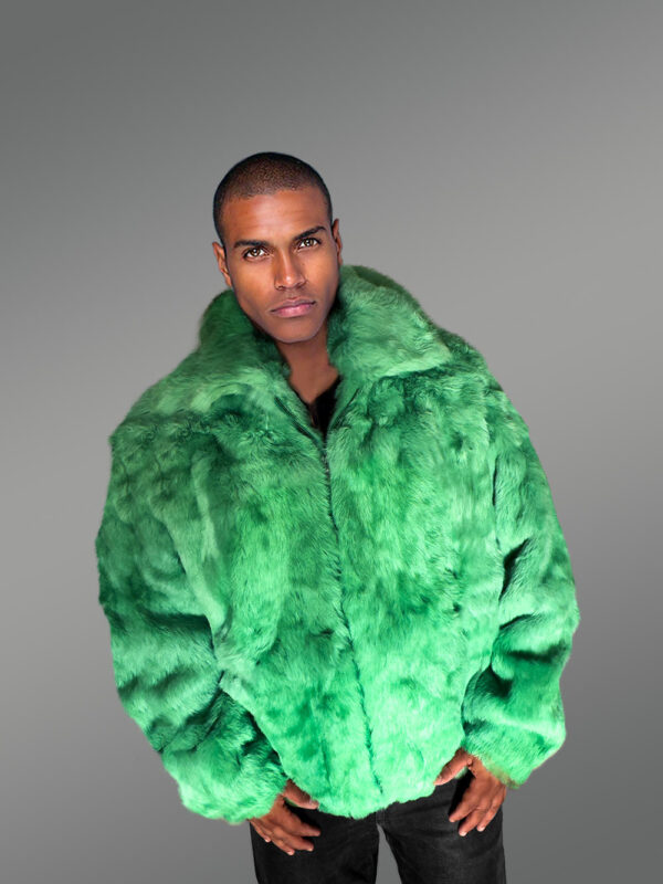 Mens Mint Green Bomber Jacket – Glam Up in an Instant - Image 12