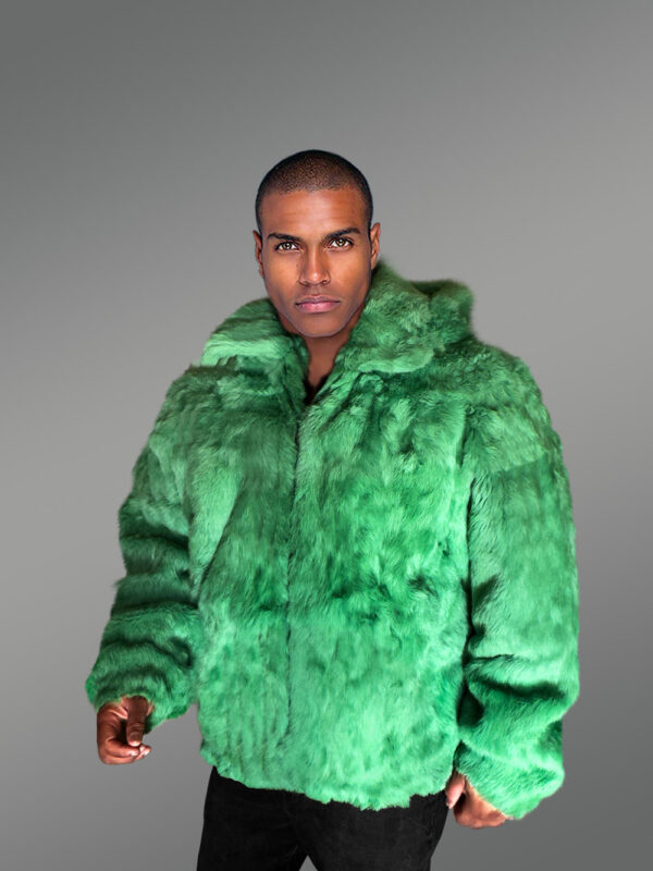 Mens Mint Green Bomber Jacket – Glam Up in an Instant - Image 11