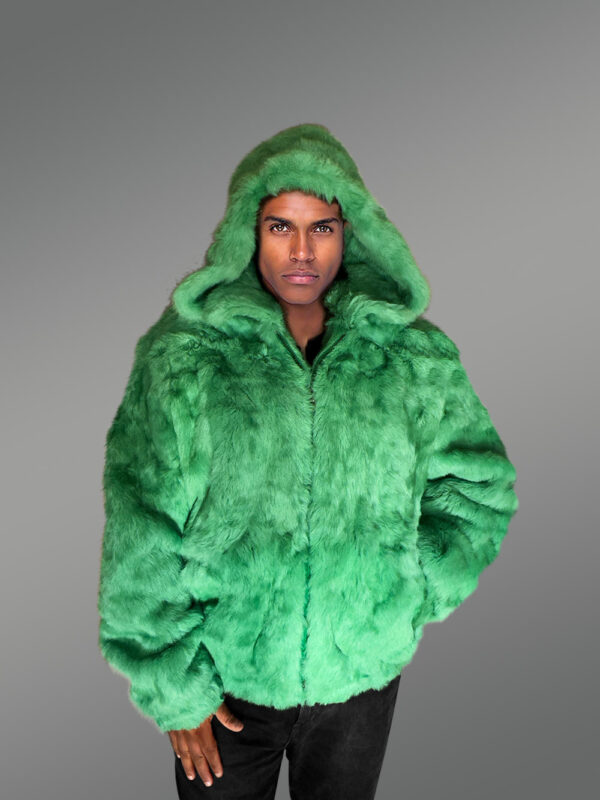 Mens Mint Green Bomber Jacket – Glam Up in an Instant - Image 7