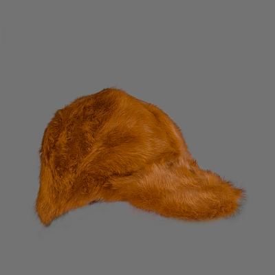 Mens Tan Mink Fur Baseball Hat – Suave Looks with Plush Feel - Image 5