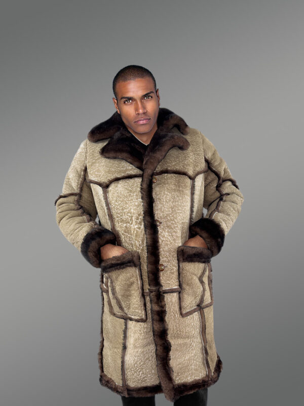 Men’s 80’s Classic Shearling Coat - Image 7